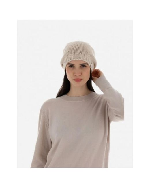 Beanies di Herno in Natural