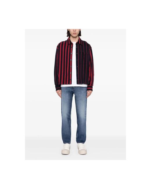 A.P.C. Martin Rechte Jeans in het Blue voor heren