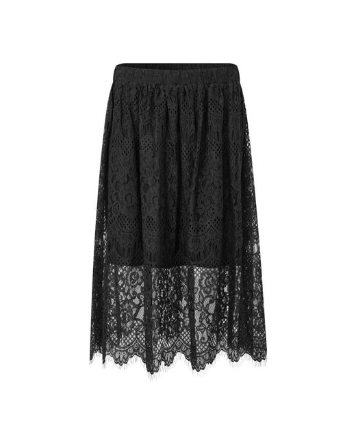 Lolly's Laundry Midi Rokken in het Black