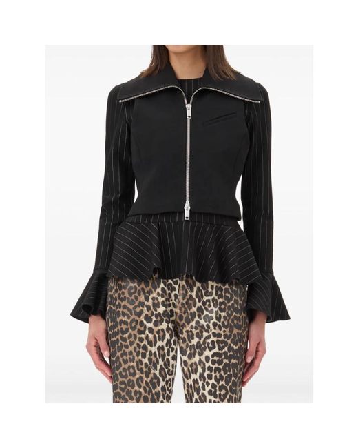 Vests Ganni de color Black