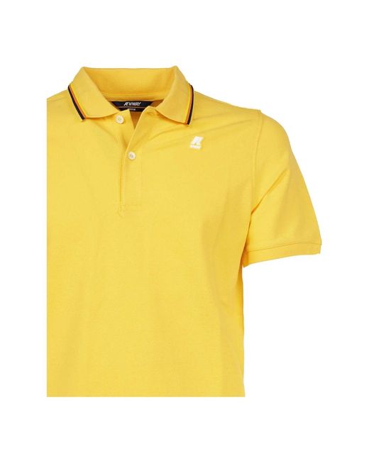 K-Way Polo Hemd in Yellow für Herren