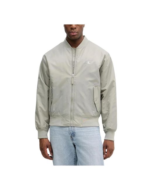 Bomber Jackets Calvin Klein de hombre de color Gray