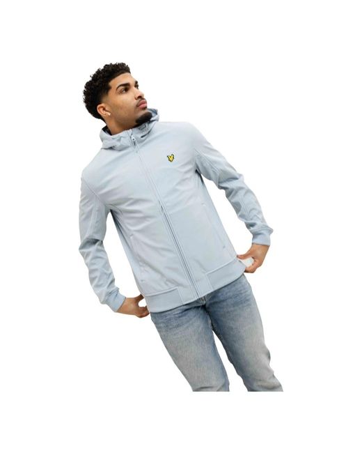 Lyle & Scott Blue Light Jackets for men