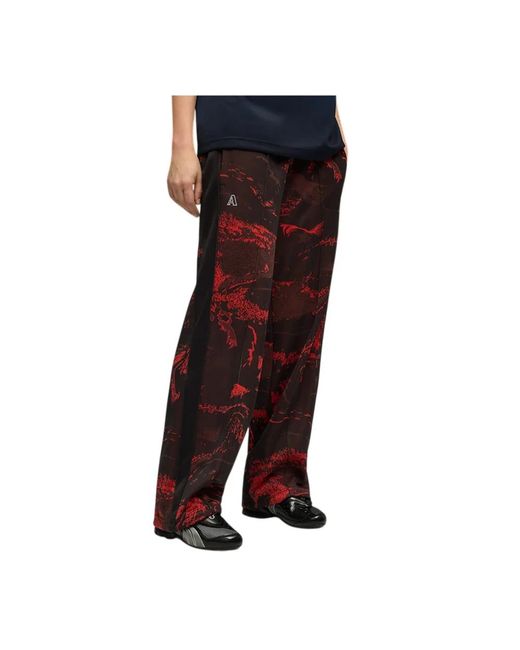 PUMA Red Wide Trousers for men