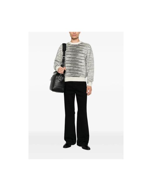 Tom Ford Rundhals-Strickpullover in White für Herren