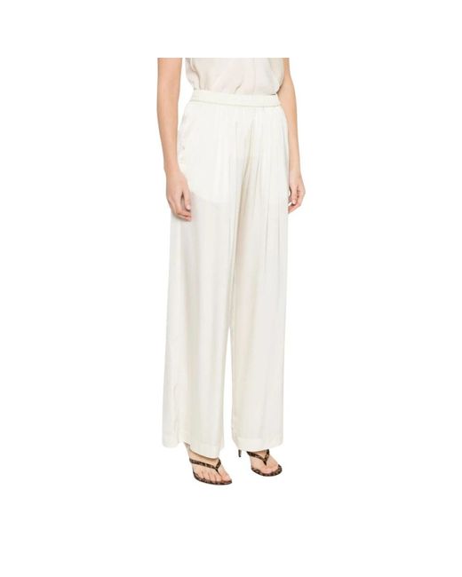 Forte_forte White Wide Trousers