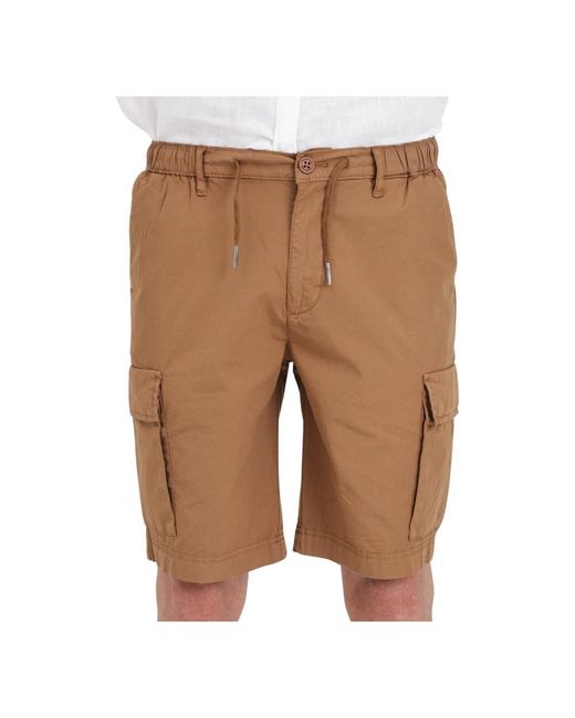 Cargo marroni shorts di Bomboogie in Brown da Uomo