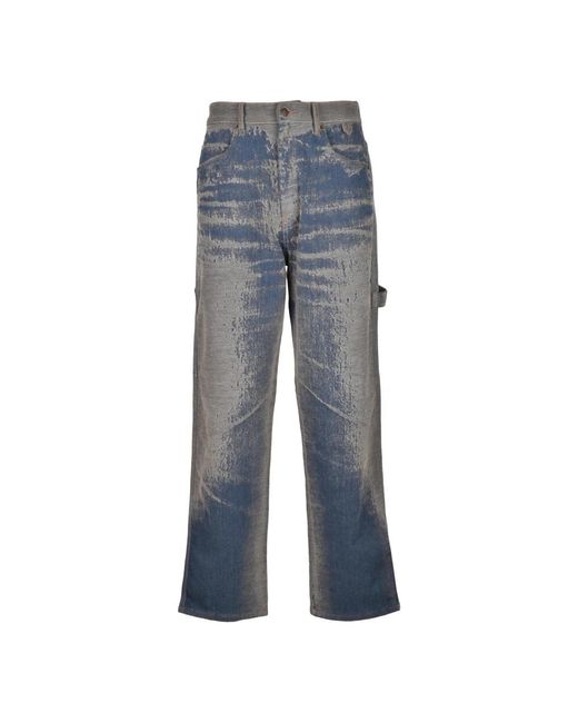 DARKPARK Blue Straight Fit Jeans for men