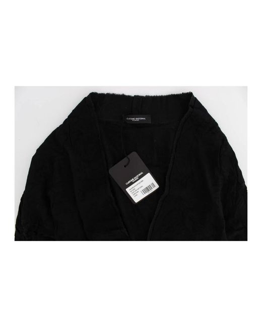 CoSTUME NATIONAL Black Fine Wool Button Cardigan für Herren
