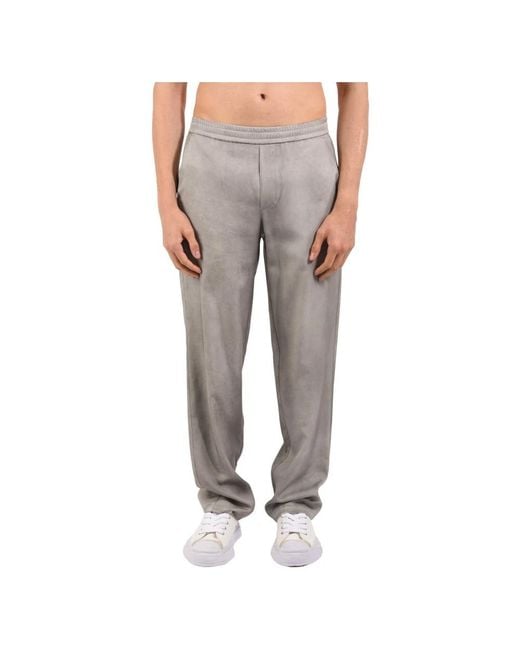 MSGM Gray Sweatpants for men