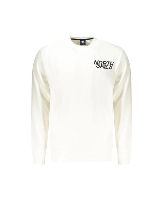 North Sails White Sweatshirts for men