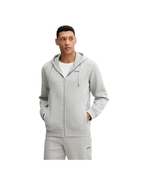 Zip-Throughs Guess pour homme en coloris Gray