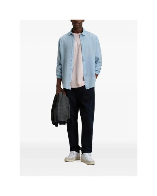 Woolrich Blue Casual Shirts for men