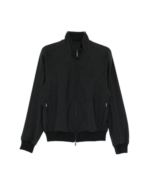 Emporio Armani Black Light Jackets for men