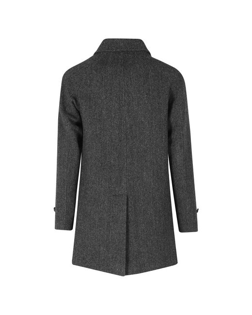 BRERAS Milano Gray Single-Breasted Coats for men