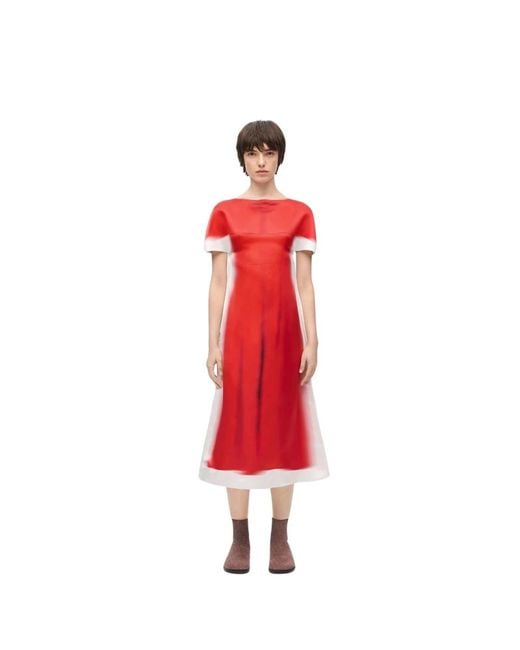 Loewe Red Midi Dresses