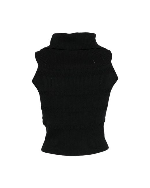 Sleeveless Tops Liu Jo de color Black