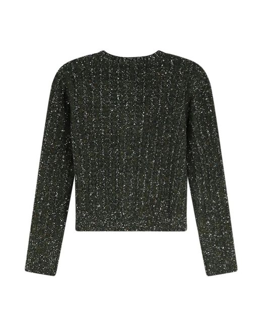 Dior Crew Neck Cardigan in het Green