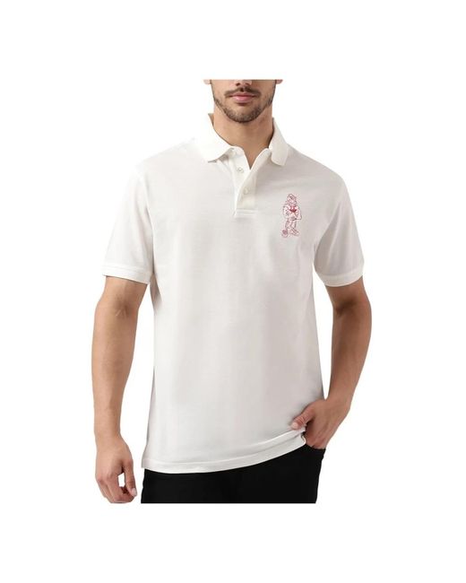 Emporio Armani White Polo Shirts for men