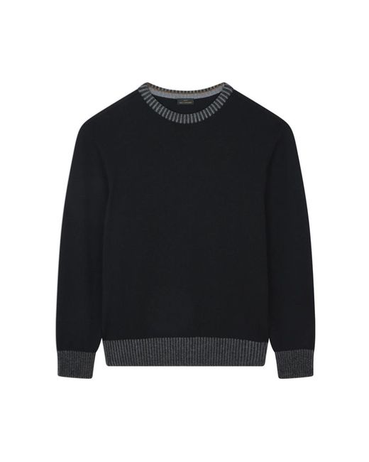 Round-Neck Knitwear Paul & Shark pour homme en coloris Black