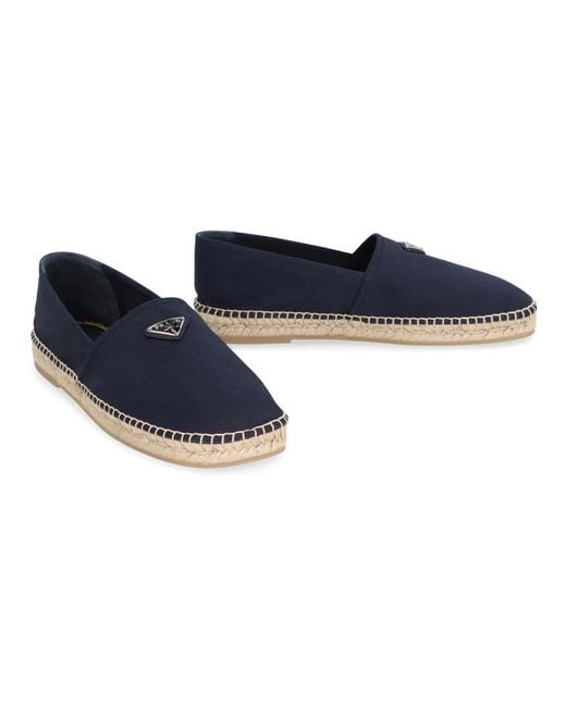 Prada Blue Espadrilles for men