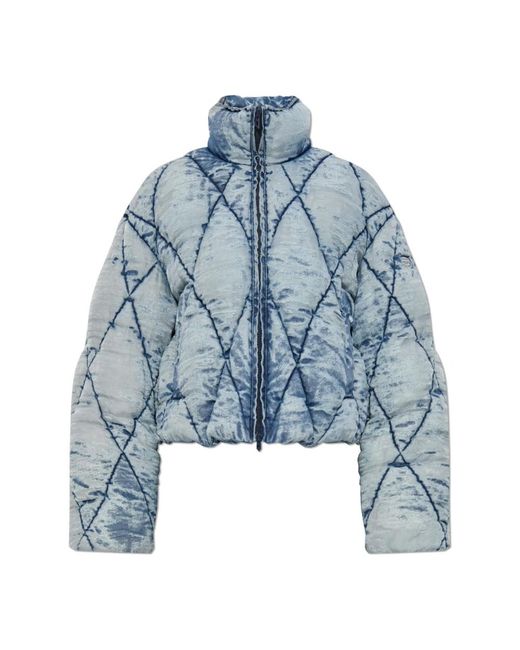 DIESEL Blue Winter Jackets
