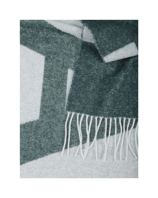 A.P.C. Blue Winter Scarves for men