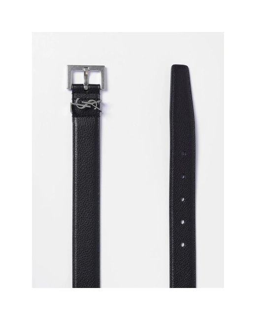 Saint Laurent Black Belts for men