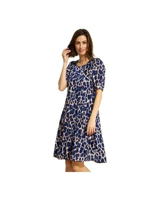 Short Dresses iN FRONT de color Blue