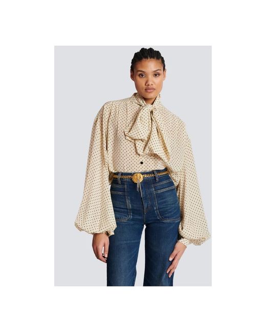 Belts di Balmain in Metallic