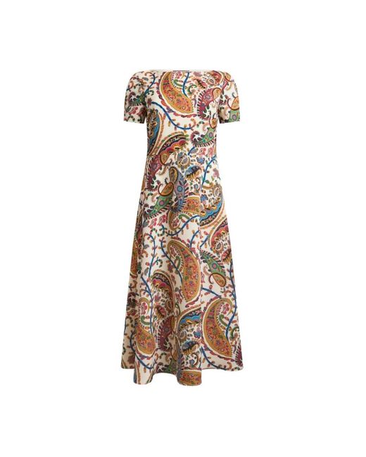 Etro Natural Midi Dresses
