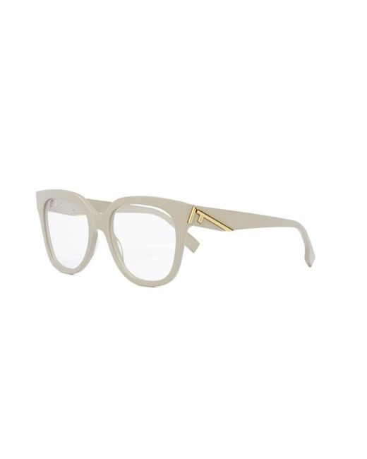 Fendi White Glasses