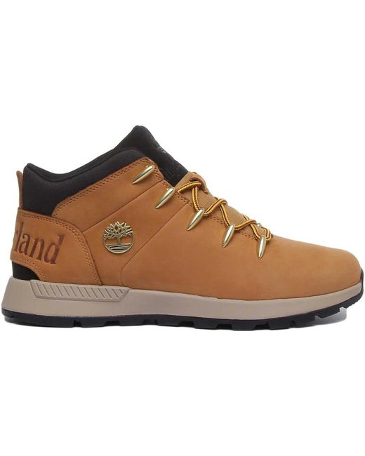 Timberland Brown Lace-Up Boots for men