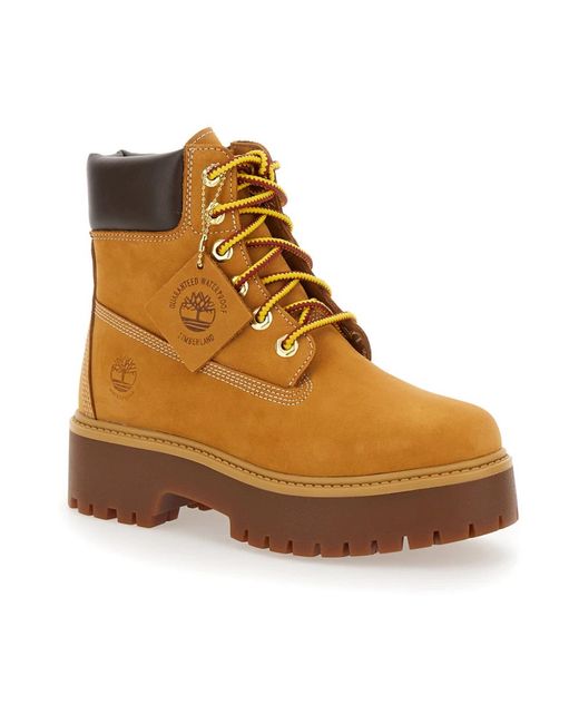 Lace-Up Boots di Timberland in Brown