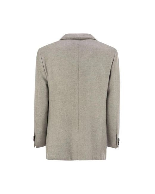 Kiton Single-Breasted Jas in het Brown voor heren