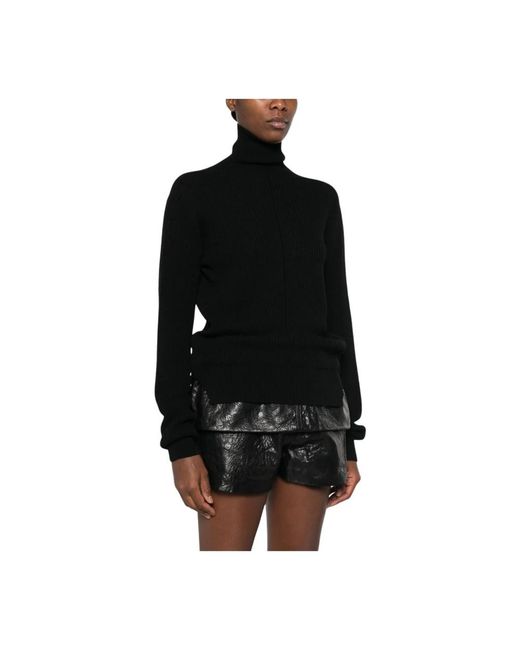 Rick Owens Black Turtlenecks
