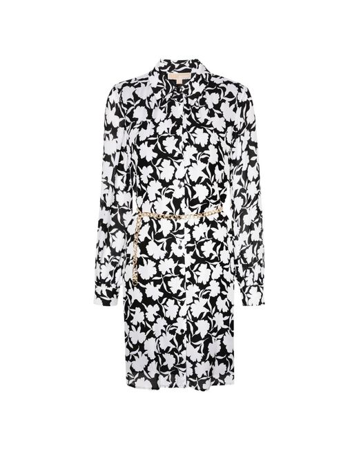 Michael Kors Black Shirt Dresses