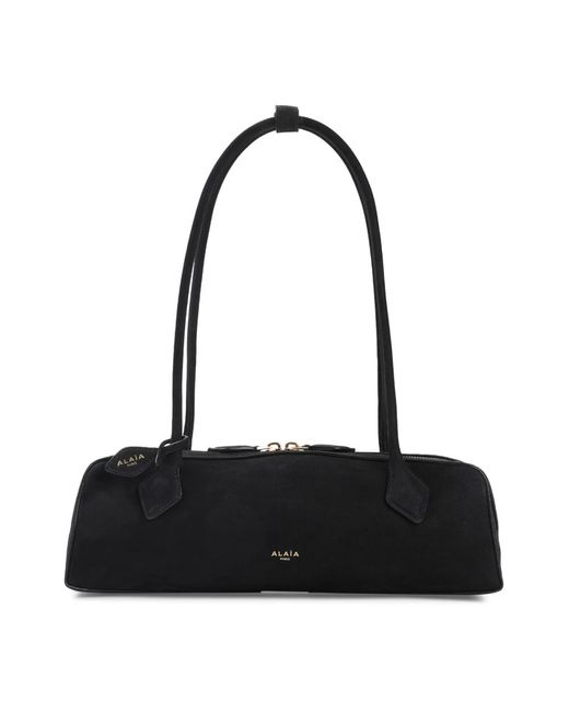 Shoulder Bags Alaïa de color Black