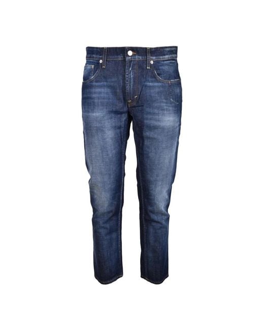 Department 5 Blue Slim-Fit Jeans for men