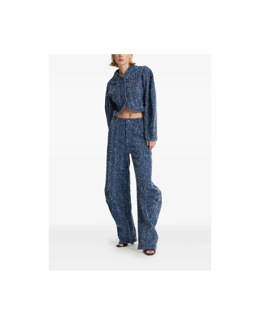 ROTATE BIRGER CHRISTENSEN Denim Jackets in het Blue