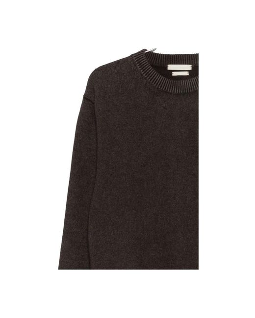Round-Neck Knitwear Daniele Fiesoli de hombre de color Black