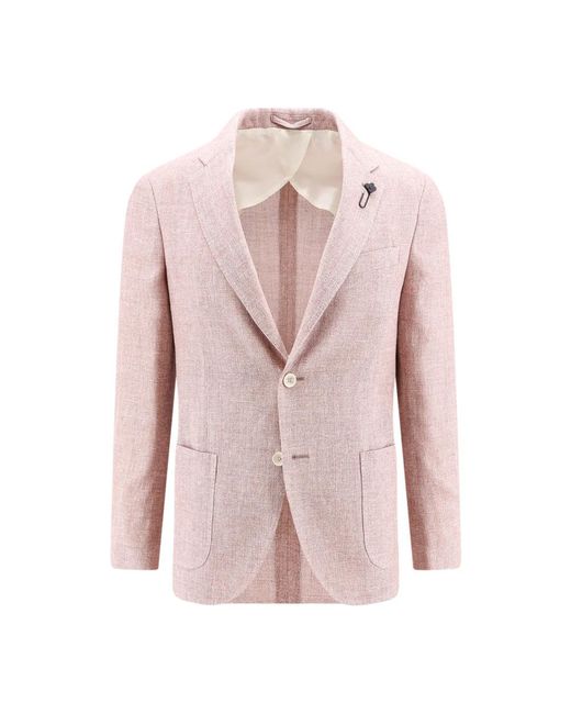 Lardini Pink Blazers for men