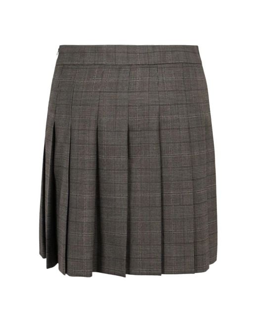 Max Mara Gray Short Skirts