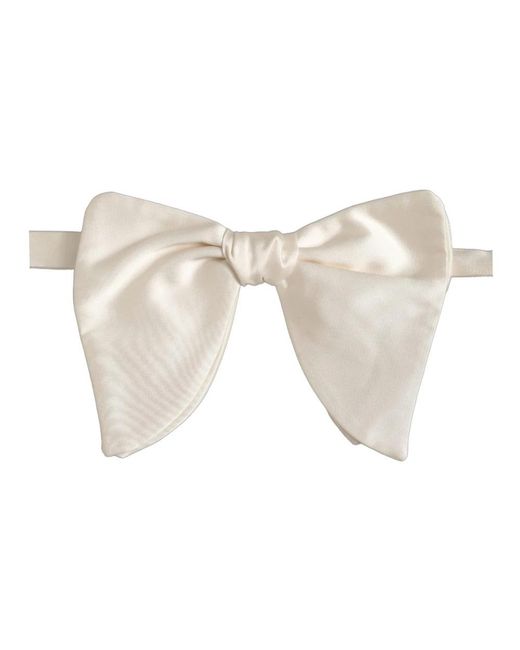Bowties di Dolce & Gabbana in White da Uomo