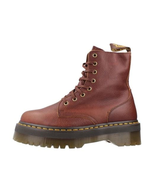Dr. Martens Brown Lace-Up Boots