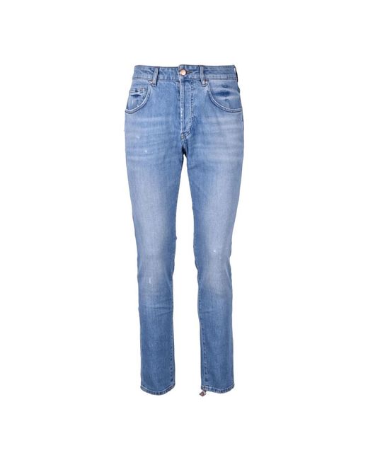 Jeans in denim classici con tessuto elasticizzato di Don The Fuller in Blue da Uomo