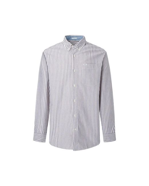 Pepe Jeans Blue Casual Shirts for men