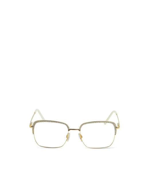 Cazal White Glasses