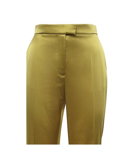 Valentino Garavani Green Straight Trousers