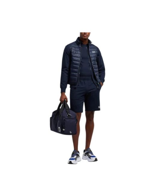 EA7 Core Identity Packable Gilet in het Blue voor heren